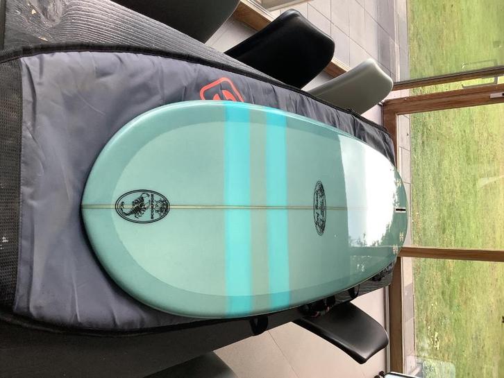 6’4 Takayama Scorpion us-made, Watersport en Boten, Golfsurfen, Zo goed als nieuw, Shortboard, Met vinnen, Met koord, Ophalen