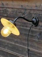 Origenele oude Franse stallamp - hoevelamp - koerlamp, Gebruikt, Wandlamp, Waterbestendig, Ophalen of Verzenden
