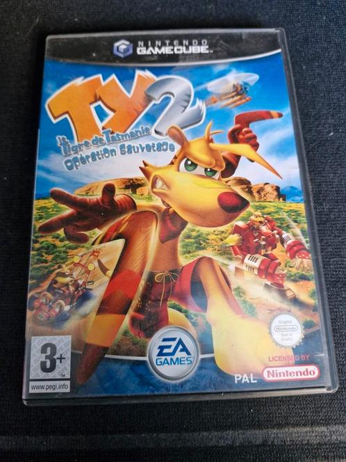 Ty : Le Tigre de Tasmanie 2 complet, Consoles de jeu & Jeux vidéo, Jeux | Nintendo GameCube, Comme neuf, Enlèvement ou Envoi