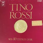 Tino Rossi "Ses 40 titres d'or" 3Vinyls 33 tours, Comme neuf, Autres formats, Opéra ou Opérette