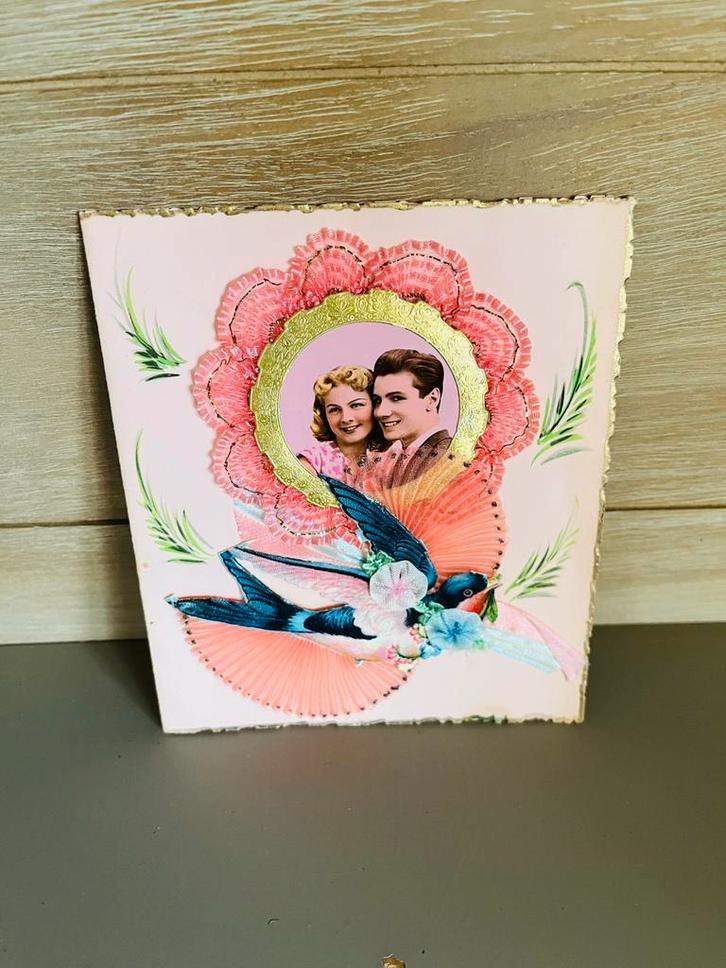 Vintage 1950s Valentine Cards – Romantic Retro Love Cards, Antiek en Kunst, Kunst | Schilderijen | Modern, Ophalen of Verzenden