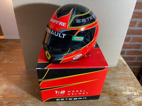 Esteban Ocon 2020 helm 1:2 Renault F1 1/2 helmet Formule 1, Verzamelen, Automerken, Motoren en Formule 1, Nieuw, Formule 1, Ophalen of Verzenden