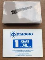 Piaggio garantie neuf + Typhoon manuel emploi neuf original, Enlèvement ou Envoi, Neuf