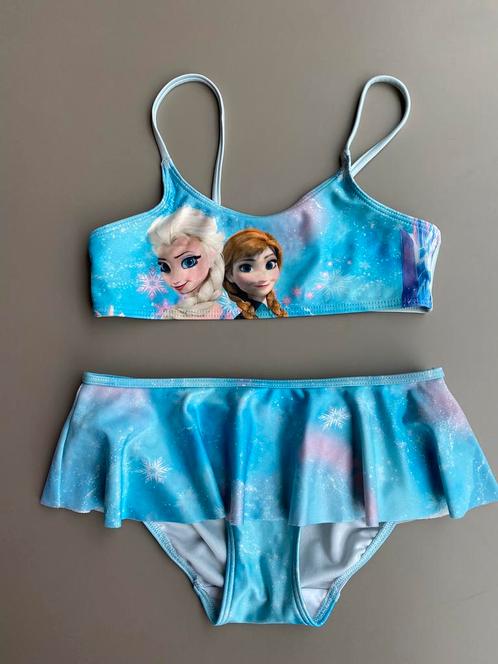 Bikini Frozen H&M maat 134-140, Kinderen en Baby's, Kinderkleding | Kinder-zwemkleding, Zo goed als nieuw, Bikiniset, Maat 140