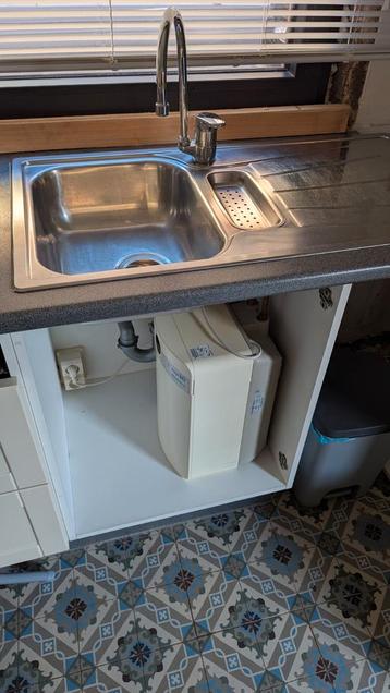 Spoelbak incl. kraan met boiler, Enlèvement, Comme neuf