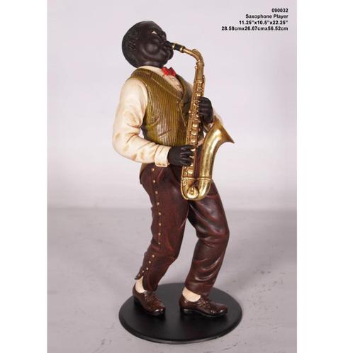 Saxophoniste – Statue Saxophoniste de Jazz Hauteur 57 cm, Collections, Statues & Figurines, Neuf, Enlèvement ou Envoi