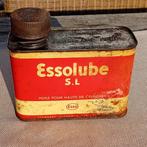 Vintage olieblik ESSOLUBE, Ophalen of Verzenden, Gebruikt, Verpakking