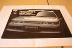 Mitsubishi Galant 4x4 brochure 1989, Ophalen of Verzenden, Gelezen, Folder