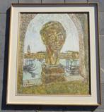 Alfons Blomme, paneel, Venetië, 70 x 60 cm, Antiek en Kunst, Kunst | Schilderijen | Klassiek, Ophalen of Verzenden
