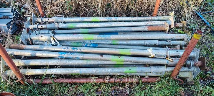 Gegalvaniseerde bouwstutten – 25 stuks – 160–290 cm, Bricolage & Construction, Échafaudages, Utilisé, Enlèvement