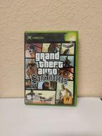 Grand Theft Auto San Andreas Xbox, Games en Spelcomputers, Games | Xbox Original, Avontuur en Actie, Gebruikt, Vanaf 18 jaar, 2 spelers
