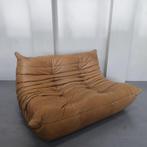 Ligne Roset Togo - Tweezits naturel Camel leder, Huis en Inrichting, 100 tot 125 cm, Leer, Ophalen of Verzenden, Minder dan 150 cm