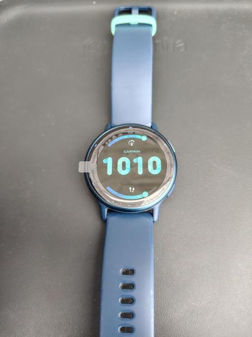 Garmin Vivoactive 5, Handtassen en Accessoires, Sporthorloges, Zo goed als nieuw, Blauw, Afstand, Calorieverbanding, Conditie