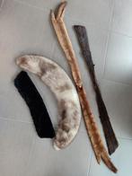 4 pelsen kragen sjaal pels vacht bont nertsen kleding, Ophalen of Verzenden