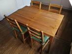 IKEA Jokkmokk kitchen table and four chairs, 100 tot 150 cm, Gebruikt, Rechthoekig, Vier personen