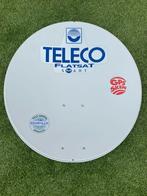 Teleco flatsat automatische schotel, bijna niet gebruikt., TV, Hi-fi & Vidéo, Antennes paroboliques, Comme neuf, Enlèvement