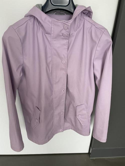 Paarse regenjas maat 140, Kinderen en Baby's, Kinderkleding | Maat 140, Gebruikt, Meisje, Jas, Ophalen of Verzenden