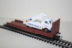 Lima Ho dubbelassige wagen + krachtbox air france, Hobby en Vrije tijd, Modeltreinen | H0, Gebruikt, Gelijkstroom, Verzenden, Wagon