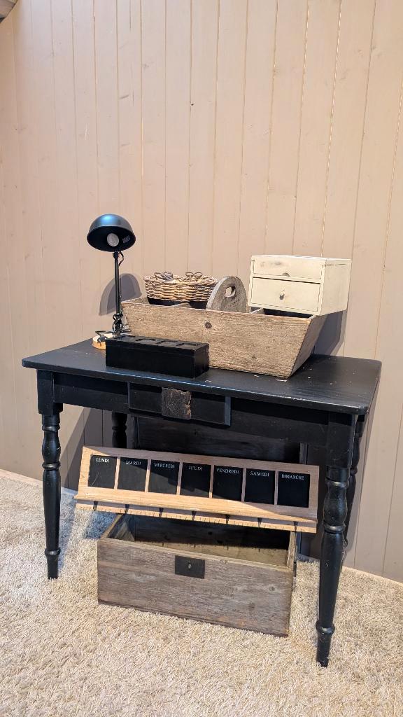 Lot décoration: table, coffres, lampe, boites, ..., Maison & Meubles, Accessoires pour la Maison | Autre, Utilisé, Enlèvement