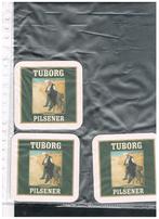 SOUS-VERRES À BIÈRE TUBORG, Envoi, Neuf, Sous-bock