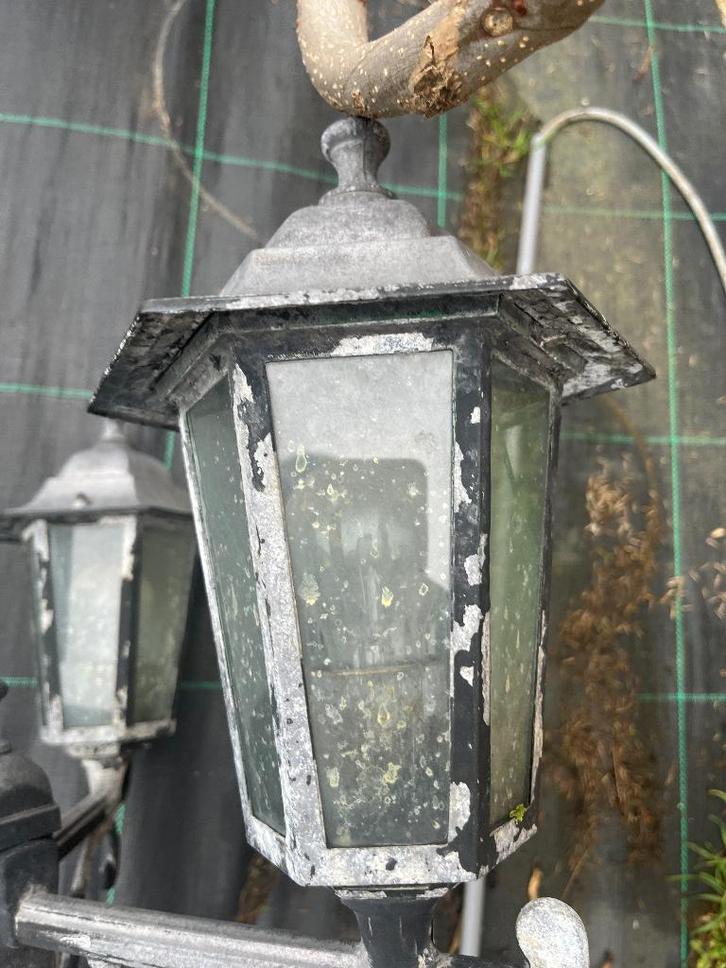 Decoratieve tuinlamp, Tuin en Terras, Buitenverlichting, Gebruikt, Overige typen, Aluminium, Netvoeding, Bewegingssensor, Waterbestendig