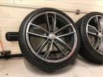 20inch Audi RS5 Style Velgen! Zgn A merk Banden! 5x112!, Auto-onderdelen, Gebruikt, 255 mm, Banden en Velgen, Personenwagen