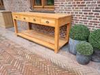 Teak sidetable/wandconsole, Huis en Inrichting, Tafels | Sidetables, Ophalen of Verzenden, Zo goed als nieuw