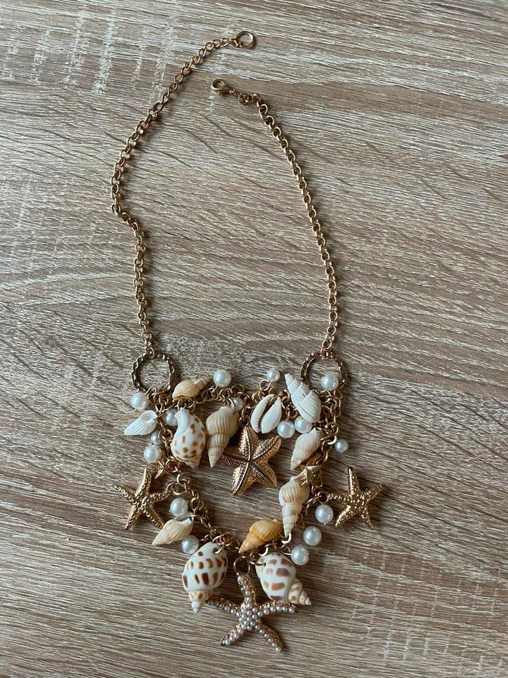 “Zeemeermin” set, Bijoux, Sacs & Beauté, Colliers, Comme neuf, Enlèvement