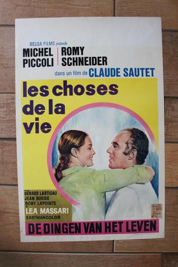 filmaffiche Romy Schneider les choses de la vie filmposter beschikbaar voor biedingen