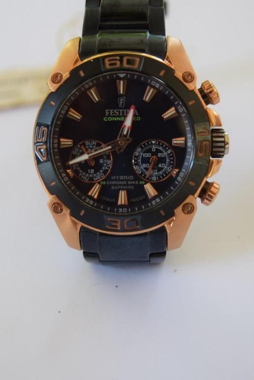 Bekijk Festina connect, Handtassen en Accessoires, Smartwatches, Nieuw, Android, Blauw, Afstand, GPS, Waterdicht, Verzenden