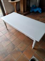 Salontafel wit, Ophalen, Gebruikt, 100 tot 150 cm, 50 tot 100 cm