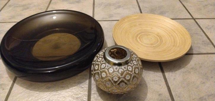 Décoration, Maison & Meubles, Accessoires pour la Maison | Plataux & Paniers, Comme neuf, Balance, Rond, Verre, Enlèvement