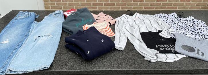 11 stuks meisjeskleding maat 152, Kinderen en Baby's, Kinderkleding | Maat 152, Zo goed als nieuw, Meisje, Broek, Ophalen of Verzenden