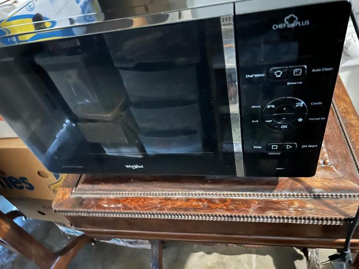 Multifunctionele whirlpool-combimagnetron, Elektronische apparatuur, Microgolfovens, Gebruikt, Tussenbouw, Microgolfoven, Crisp