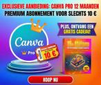 CANVA PRO 12 MAANDEN PREMIUM ABONNEMENT VOOR SLECHTS 10 €, Informatique & Logiciels, Enlèvement, Neuf, Access, MacOS