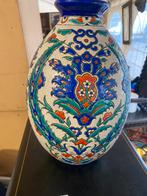 Céramique : Vase en faience fine craquelée KERAMIS, Antiquités & Art