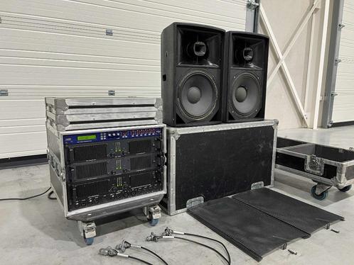 2x Turbosound TCS-612 incl. XTA / Lab.Gruppen amprack, Audio, Tv en Foto, Luidsprekerboxen, Gebruikt, Complete surroundset, 120 watt of meer