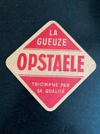 Oud viltje GUEUZE brouwerij OPSTAELE te BRUSSEL, Enlèvement ou Envoi, Utilisé, Sous-bock