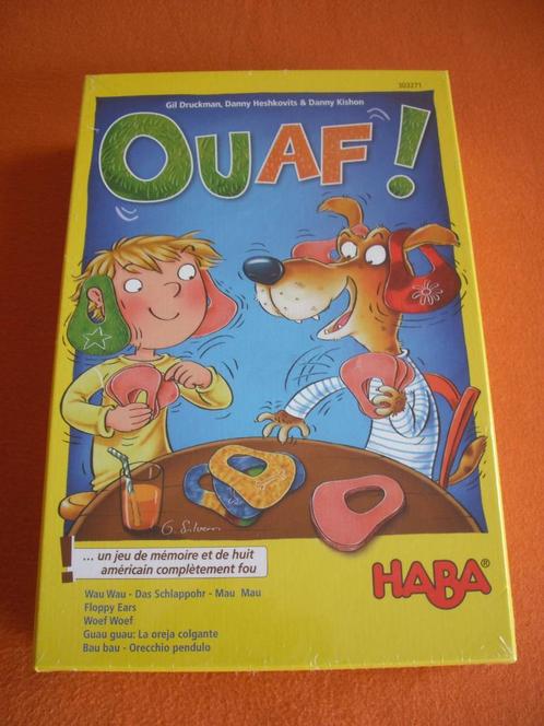 JEU HABA : * OUAF * NEUF SOUS CELLO !, Hobby & Loisirs créatifs, Jeux de société | Autre, Neuf, 1 ou 2 joueurs, Enlèvement ou Envoi