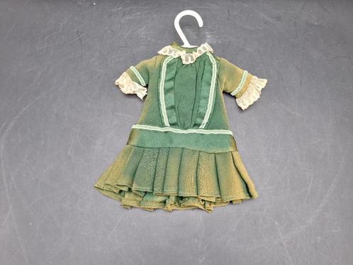 oude groene Franse poppenjurk, jaren 20, Antiek en Kunst, Curiosa en Brocante, Ophalen of Verzenden