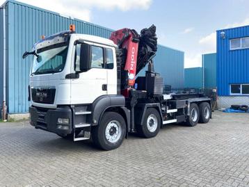 MAN - TGA 41.440 8x4 - HMF 60 tonnes-grue - 20 tonnes de lev, Achat, Entreprise, Autres carburants, MAN