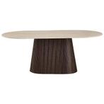 Eettafel Travertino 210 cm – Stijlvolle Travertin, Huis en Inrichting, Tafels | Eettafels, Verzenden, Nieuw