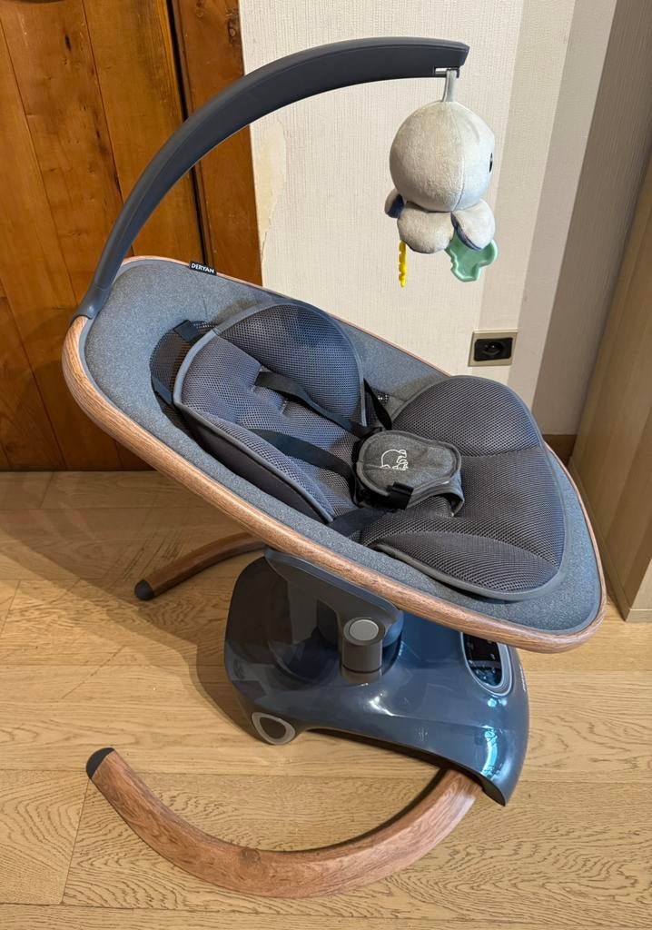 Deryan Rocky luxe schommelstoel, Kinderen en Baby's, Wipstoeltjes, Zo goed als nieuw, Schommelstoel, Ophalen