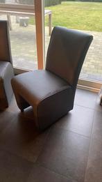 Gratis 6 lederen stoelen., Huis en Inrichting, Ophalen, Zo goed als nieuw