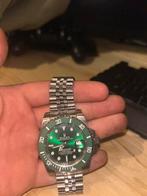 Rolex Submariner Green Date Just, Montre-bracelet, Rolex, Comme neuf, Enlèvement