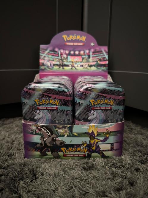 Galar Power Mini Tin Display (Cosmic Eclipse & Rebel cash), Hobby en Vrije tijd, Verzamelkaartspellen | Pokémon, Ophalen of Verzenden