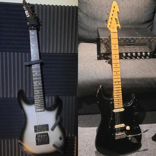 LTD custom + custom strat TE KOOP!, Muziek en Instrumenten, Snaarinstrumenten | Gitaren | Elektrisch, Zo goed als nieuw, Solid body
