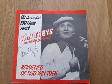 Vinyl single Jan Theys - gesigneerd
