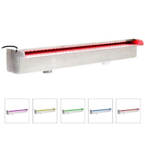Waterval RVS | 90 cm | Met LED-verlichting, Tuin en Terras, Vijver-toebehoren, Nieuw, Vijverpomp, Ophalen of Verzenden