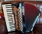 Accordeon Accordiola zwart/ORMOLU, Muziek en Instrumenten, 80-bas, Met riemen, Toetsaccordeon, Ophalen of Verzenden